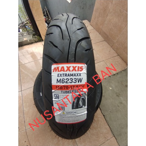 Ban Maxxis 110 70-17 Maxxis M6233W Extramax Tubles