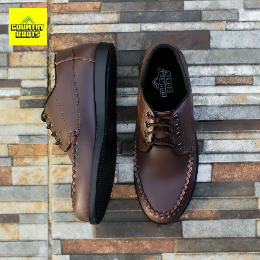 MLDN x MOLLE - SepatuFormal Pantofel pria Resmi Formal Hitam Coklat Kuliah Kondangan Kerja PNS Guru slip on pria