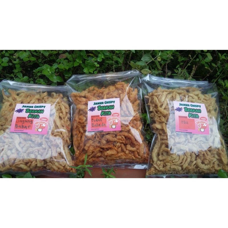 

JAMUR CRISPY "MURPY" BERKAH KITA CAMILAN ENAK, RENYAH, GURIH, MANTAPP