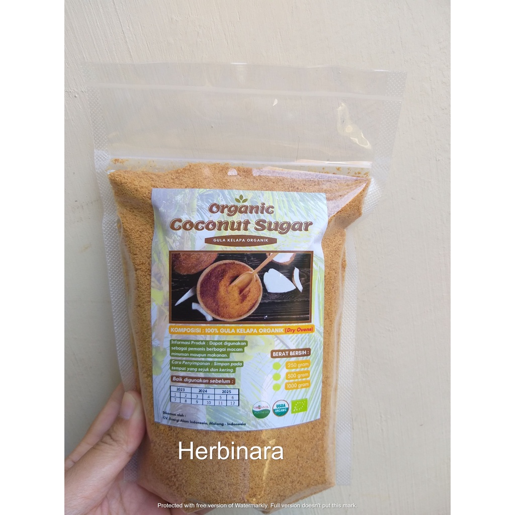 

Herbinara Organic Coconut Sugar / Gula Kelapa Organik 500 gram