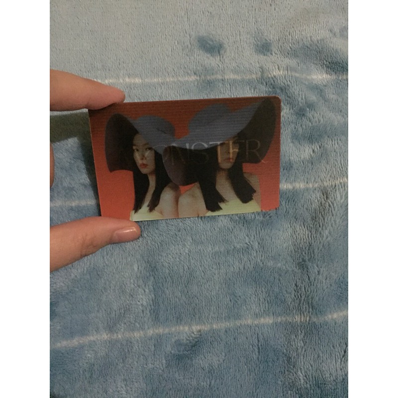 lenticular irene seulgi album monster