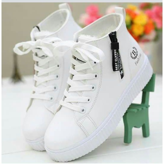 Retro Sponge Cake Tebal Bawah Harajuku Martin Boots Wanita Inggris Angin Musim G