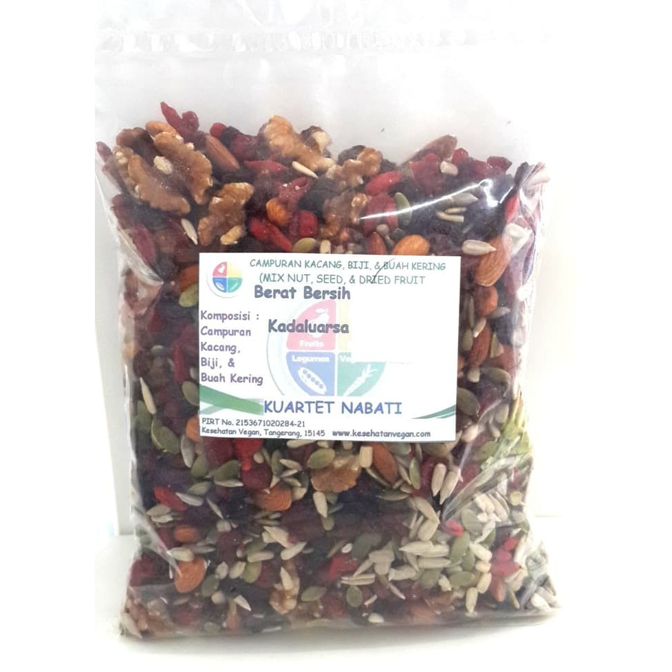 

Promo Campuran Kacang, Biji, Dan Buah Kering / Original Mix Nut 1 Kg
