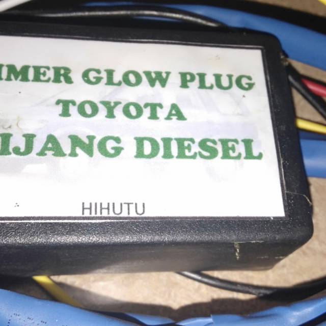 Kontrol timer glow plug kijang diesel + saklar pengaman mobil