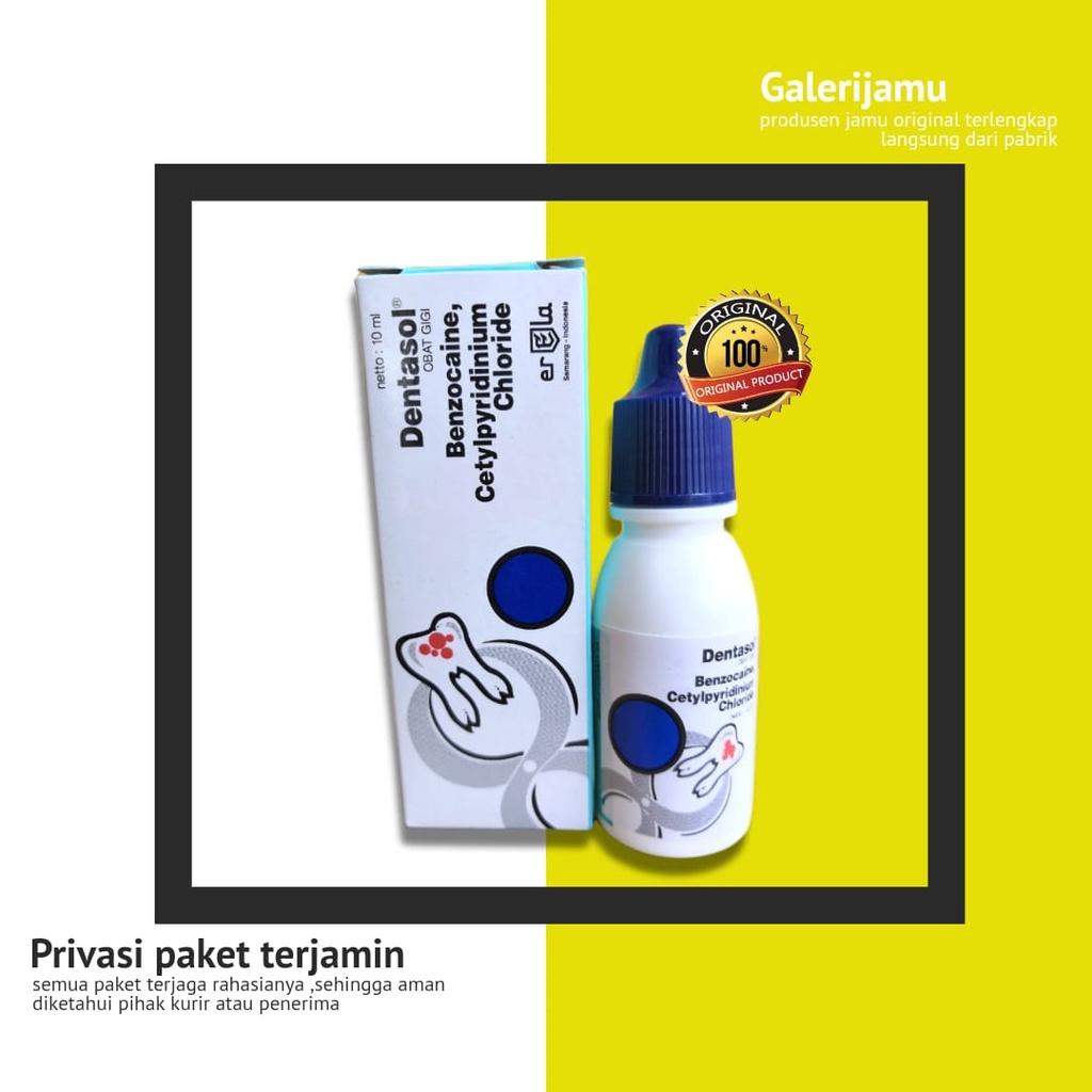 DENTASOL  OBAT SAKIT GIGI ORIGINAL