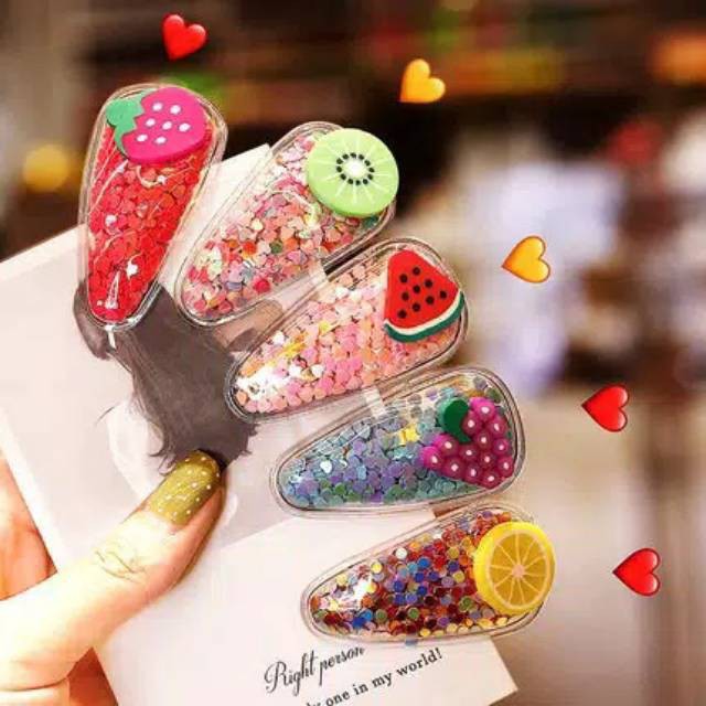 grosir  Jepit rambut tiptop candy isi 5 pcs