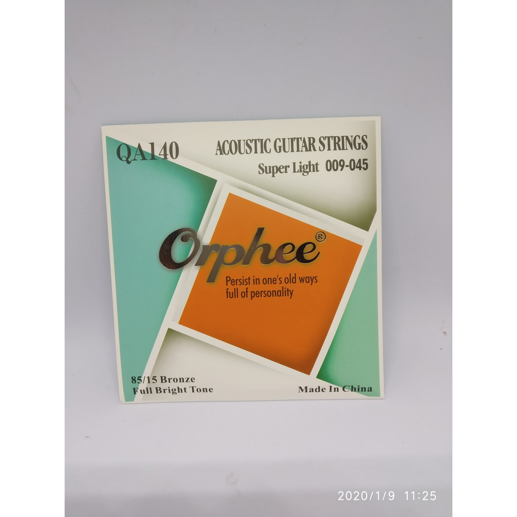 Senar gitar akustik Dan elektrik orphee nilon