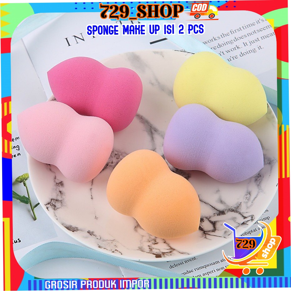 isi 2 Sponge Make Up Impor Best Seller