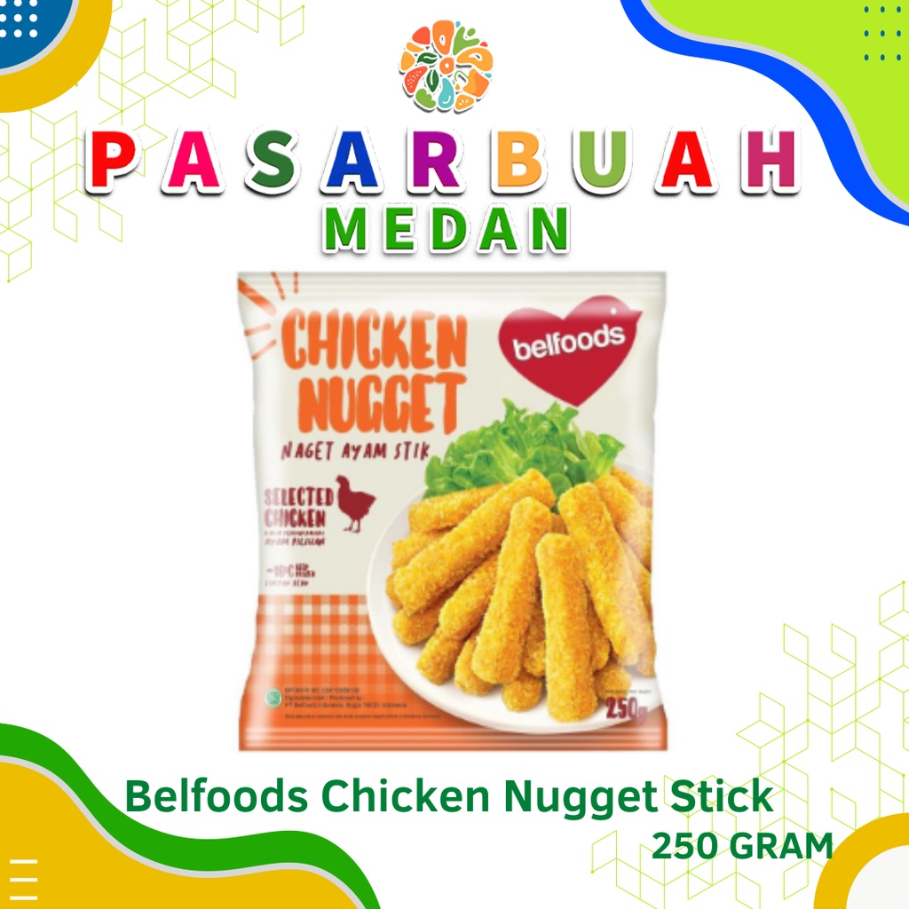 

Distributor BELFOODS CHICKEN NUGGET STICK 120 GRAM Pasar Buah Medan