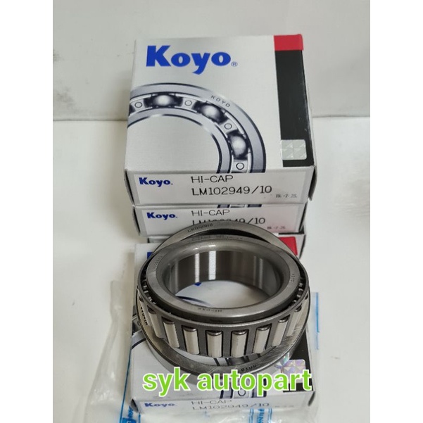 Bearing LM 102949/10 koyo japan/bearing roda depan luar L200/2F