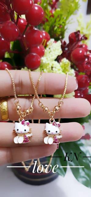 Xuping set perhiasan anak lapis emas 24k 2058