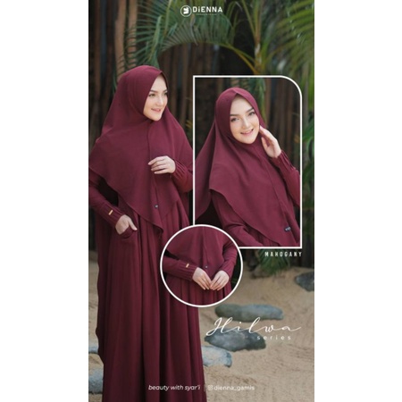 gamis hilwa set dienna gamis