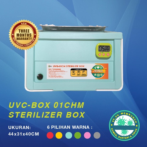 Box Sterilizer UVC / UVC Sterilizer Box / UV Box Dengan Timer Manual