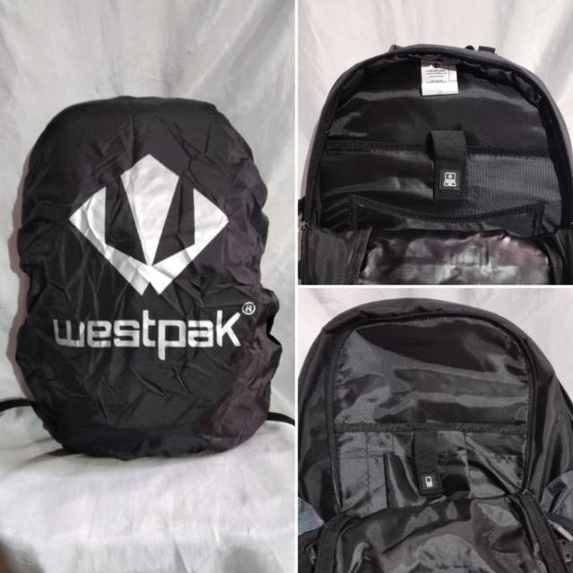 tas ransel laptop - daypack - backpack - westpak 63WP522 original free raincover