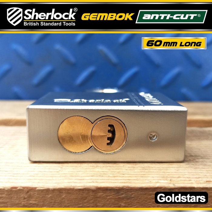 Gembok Original Sherlock Tools ANTI CUT 60 mm Panjang