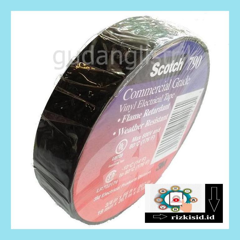

Luubjzk 3M Isolasi Listrik Warna Hitam Scotch 790 Electric Tape 3M Rizaauth