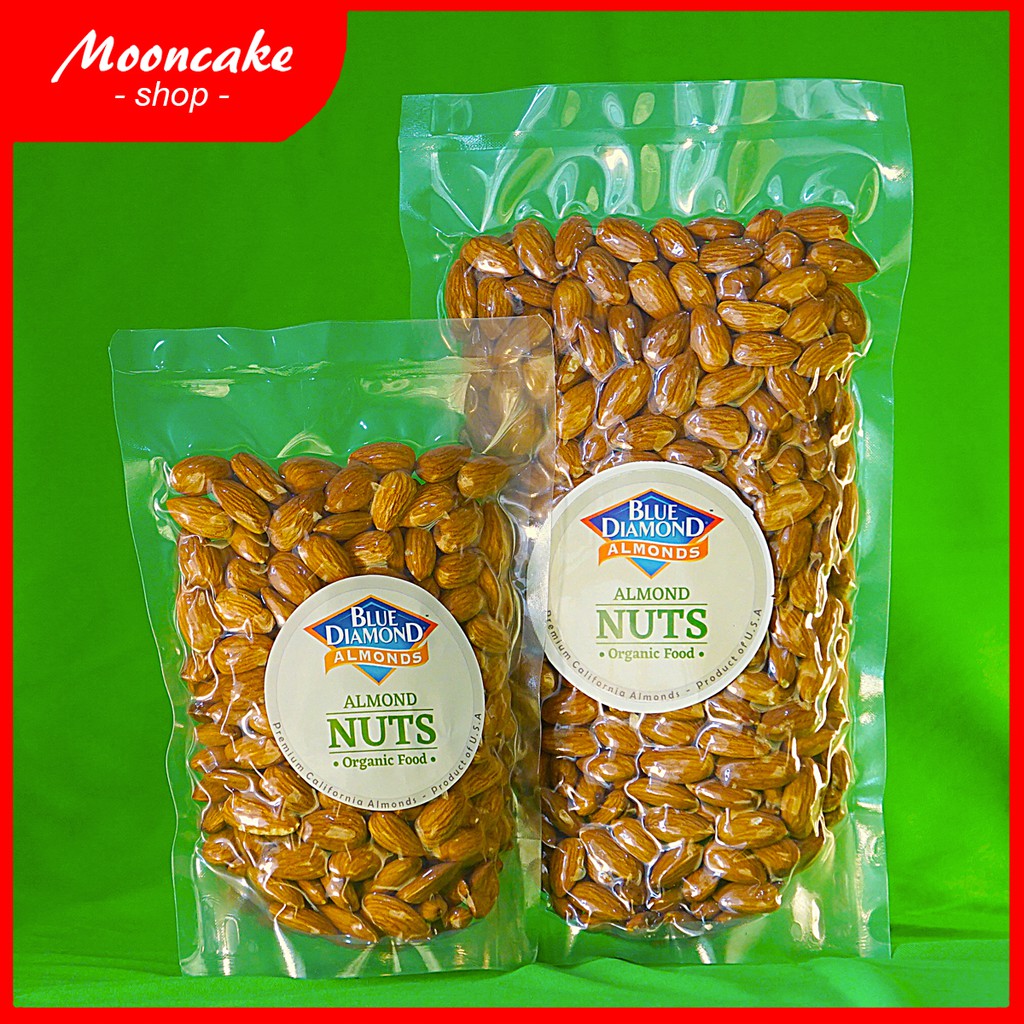 

Raw Almond Whole 250gr (Almond Mentah) Ukuran Besar 27-30 Tanpa Cangkang