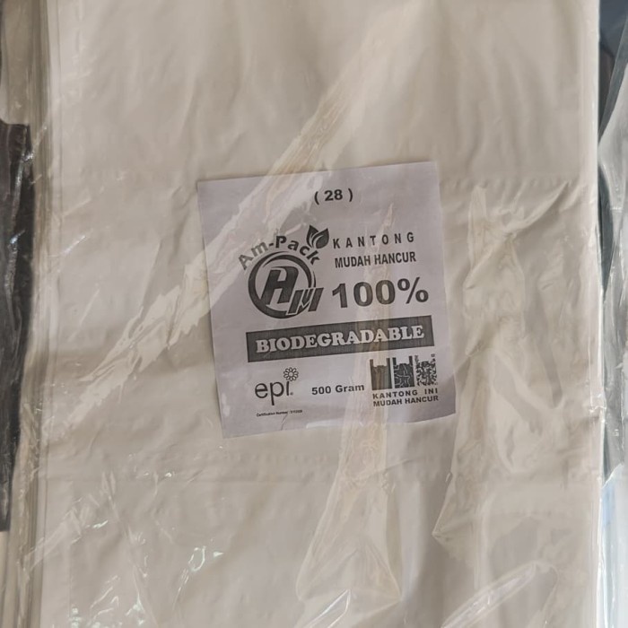 

Ginger- plastik oxium putih susu, lebar 28 cm
