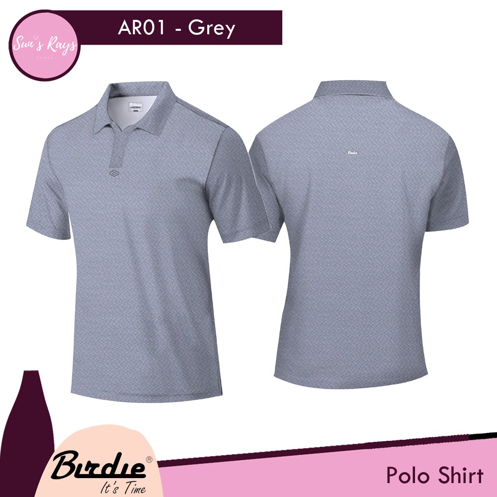 BIRDIE Arena AR01 Golf Shirt Male Kaos Golf Polo Pria Kaos Olahraga Kaos Berkerah Polo Shirt
