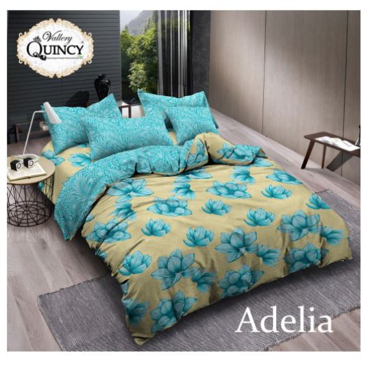 Sprei Vallery Quincy Motif Adelia - Sprei King T.30 Vallery Jacguard Motif Adelia