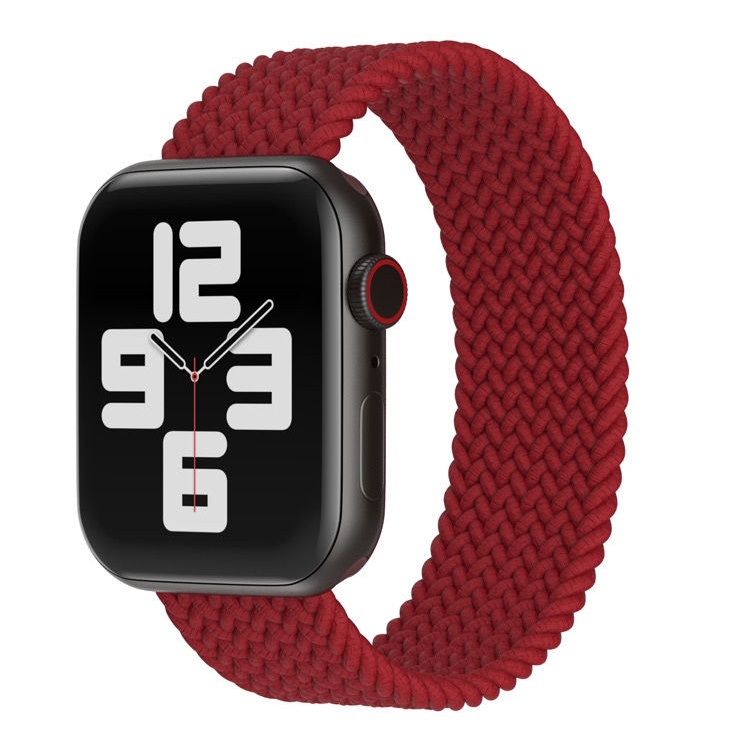 Strap 38mm 40mm 41mm 42mm 44mm 45mm Elastic Woven Nylon Strap for  iwatch  Series 7 6 5 4 3 2 1 SE Tali jam