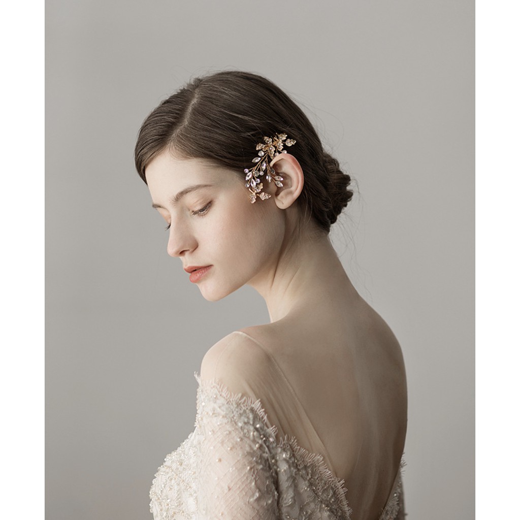 Florin Earpiece / Wedding Headpiece / Wedding Accessories / Aksesoris Pernikahan / Aksesoris Rambut