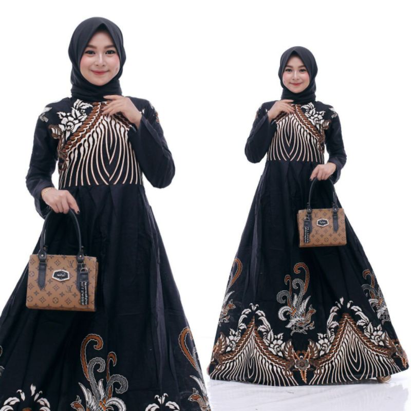 GAMIS BATIK JUMBO BUSUI XXXL XXXXL XXXXXL 3L 4L 5L 5XL LD 120 130 140 MOTIF AHY AYAM KIPAS MORENA