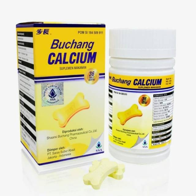 Buchang calcium/ obat pengguat tulang herbal china/ vitamin kalsium tulang keropos