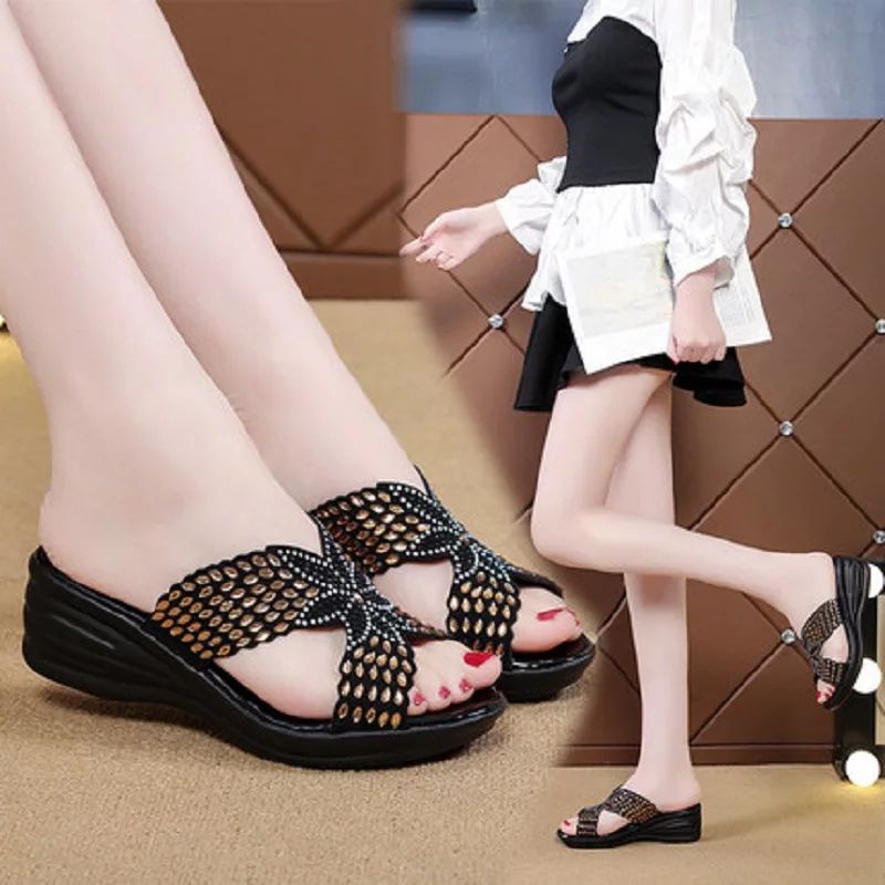 sandal wanita 5 cm/ saldal wanita wedges