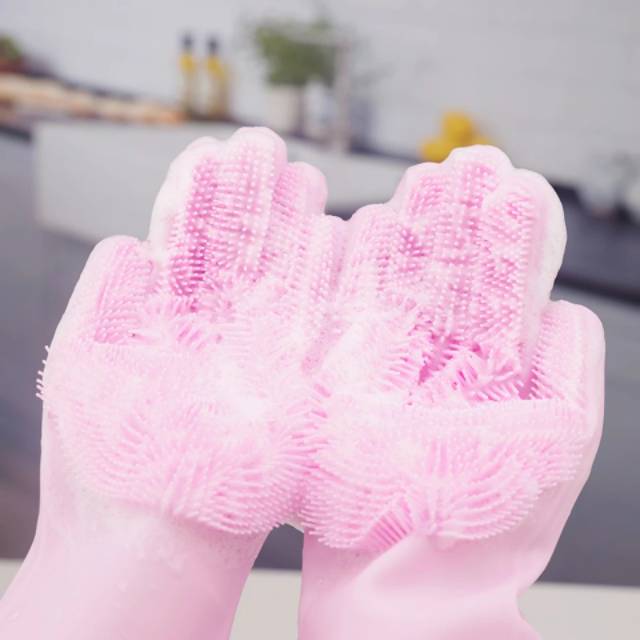 Silicone Diswashing Gloves /Magic glove/Sarung tangan cuci piring