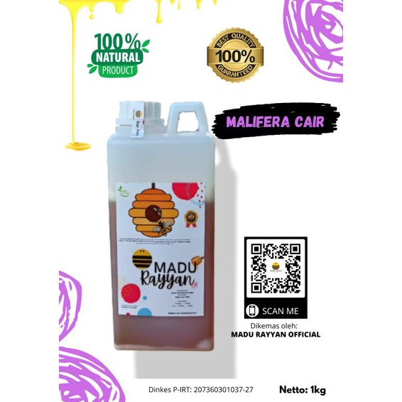 

madu cair malifera premium 1kgi