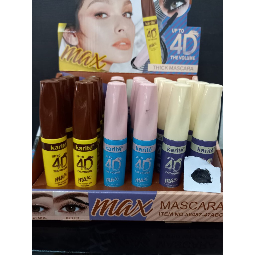 [ECER] MASCARA / MASKARA KARITE VOLUME MAX 4D NO.56487-47ABC