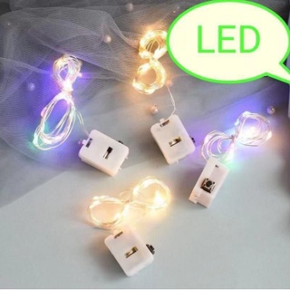 (inlcude baterai)Lampu Tumblr Kawat Hias Dekorasi / Fairy Cooper Light Baterai LED Waterproof 1 Meter