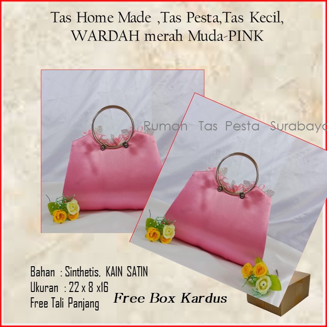 Tas Selempang,Tas Termurah,Tas Bagus,WARDAH merah Muda-PINK