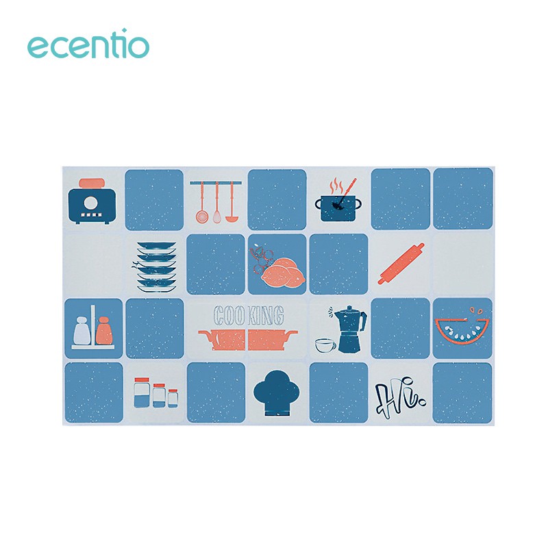 

Ecentio Stiker Dapur tahan minyak Cooktop didindang Dapur Stiker Dinding Wallpaper Dekorasi Dapur