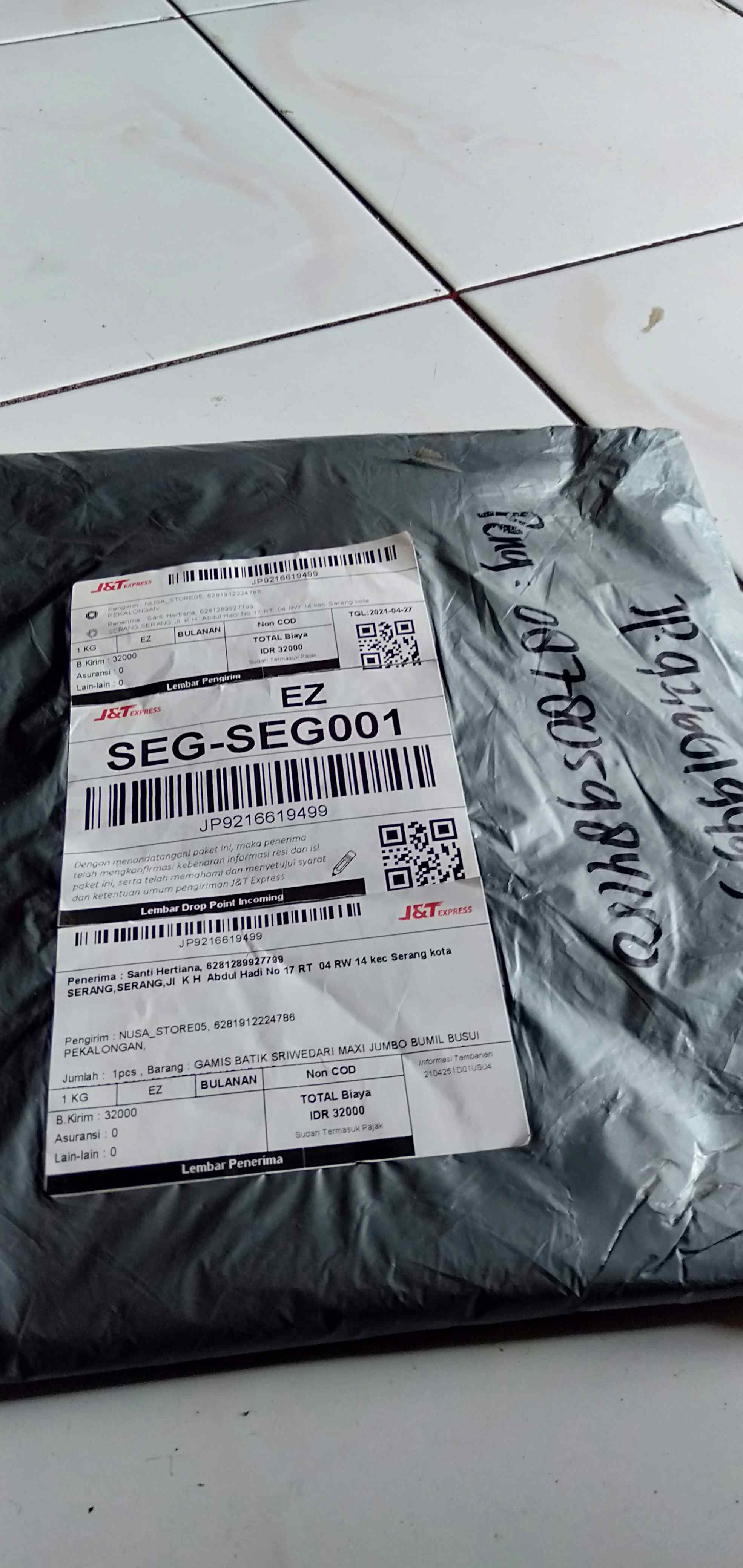 Gamis Batik Sriwedari Maxi Jumbo Bumil Busui Katun Sogan Allsize Ld 110 Ld 120