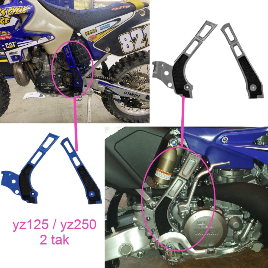 Frame Guard YZ 125 Pelindung Rangka YZ 250 X 2 tak model acerbis