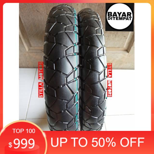 Ban motor metic tubles sepasang untuk motor beat,Mio,Vario dll