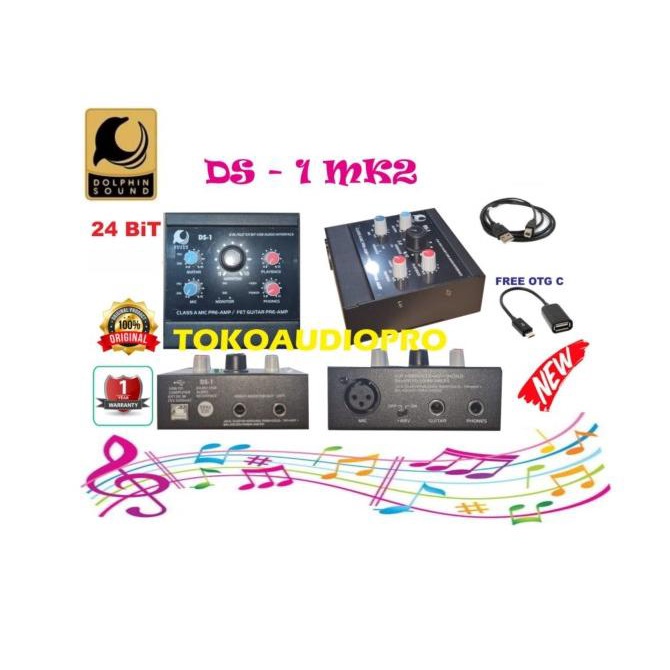 ISK / DOLPHIN SOUND DS1 DS-1 DS 1 MIXER SOUNDCARD USB