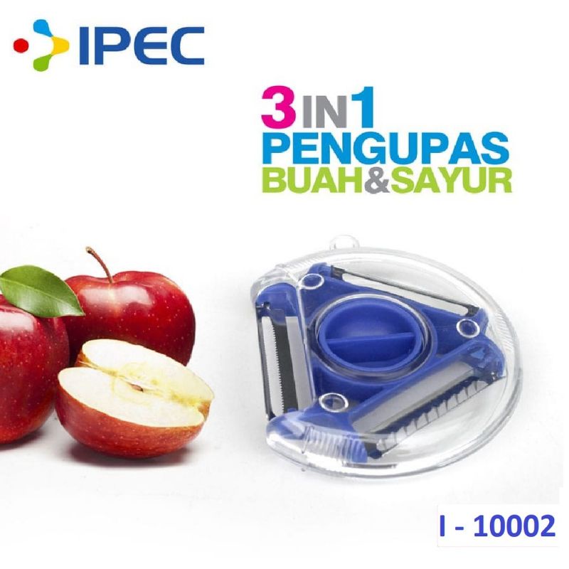 Peeler buah/sayur Alat Pengupas Kulit Buah 3in1 Pisau Kupas Kulit Buah Sayur Cutter Peeler Knife