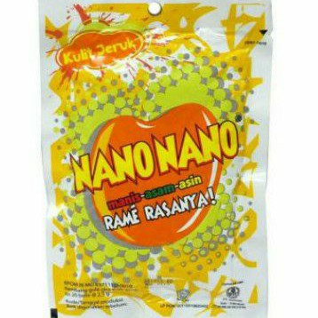 

Nano nano Permen MANIS ASAM ASIN KULIT JERUK 50gr ( 20 butir).