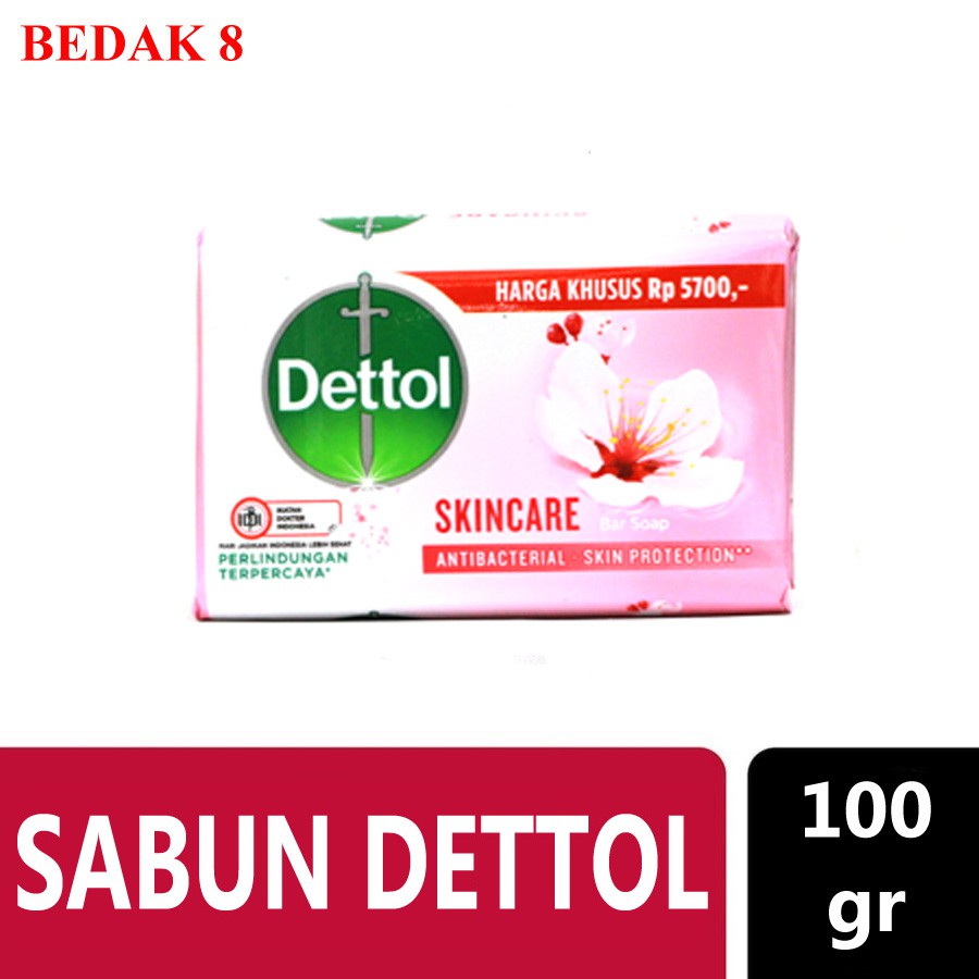 Sabun Mandi Dettol Batangan 100 gr/ Detol Bar Soap