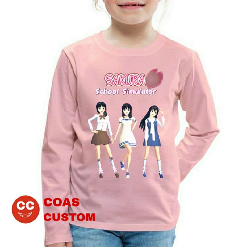 BAJU KAOS SAKURA SCHOOL SIMULATOR LENGAN PANJANG