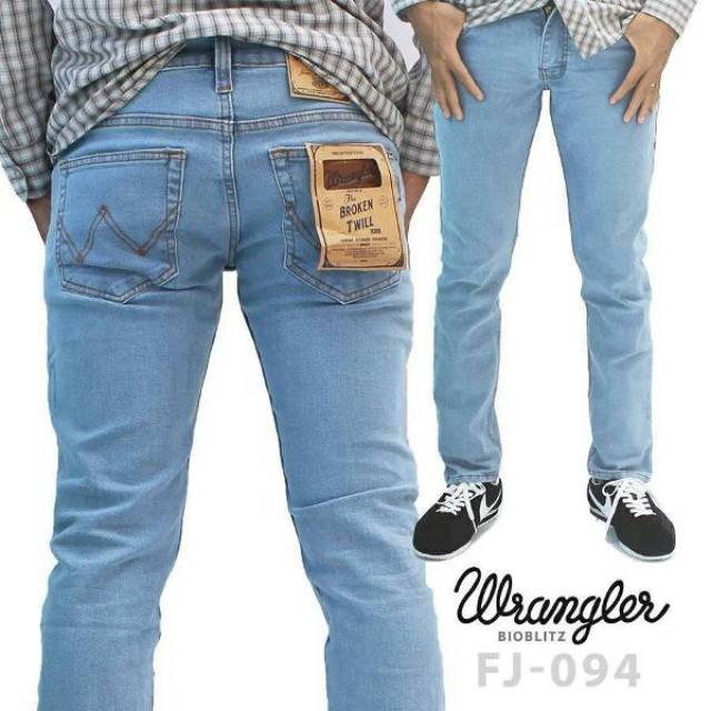  celana  jeans  panjang slimfit skinny original  wrangler  