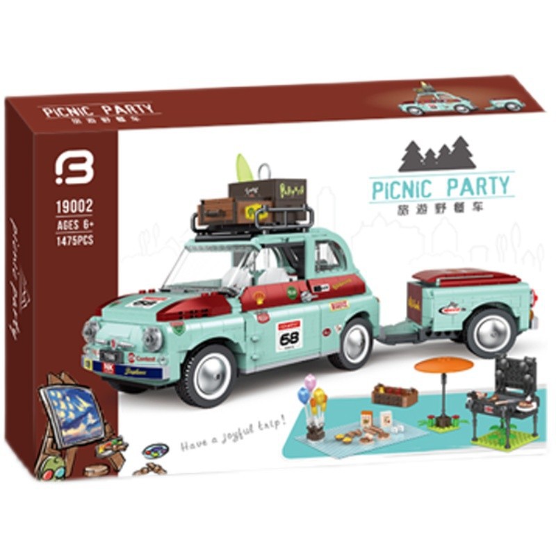 Lego Block Mobil Volkswagen Picnic Party Besar