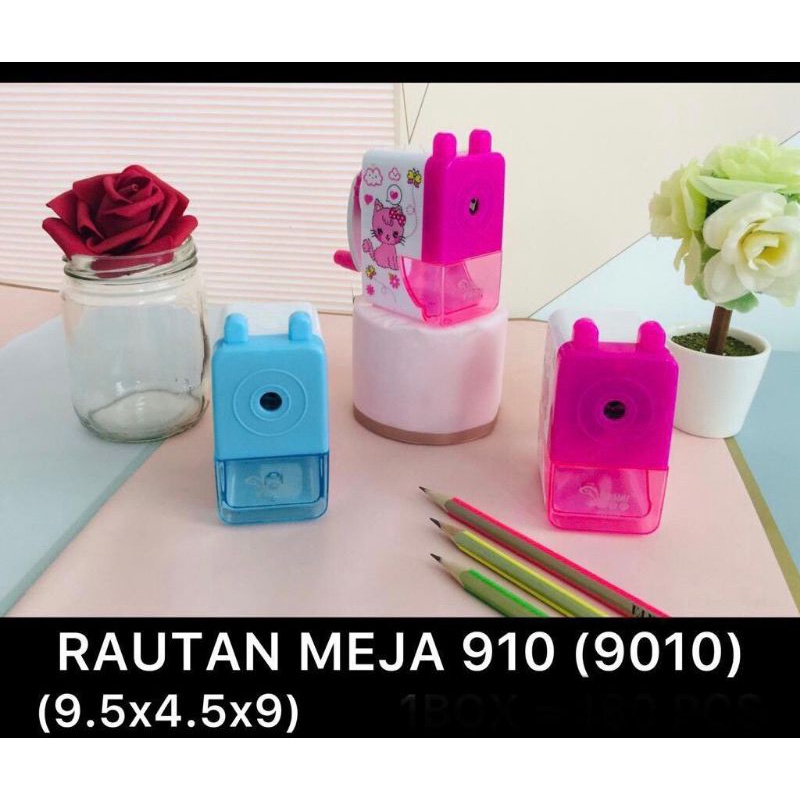 

LJK SHOP - SERUTAN PENCIL MEJA / RAUTAN PENCIL / PENCIL SHARPENER MOTIF CAT & ELEPHANT 910