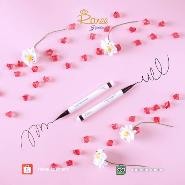 RANEE SIGNATURE Eye Brush Liner [ Alis Serat | Eyebrow Brow Eyeliner]