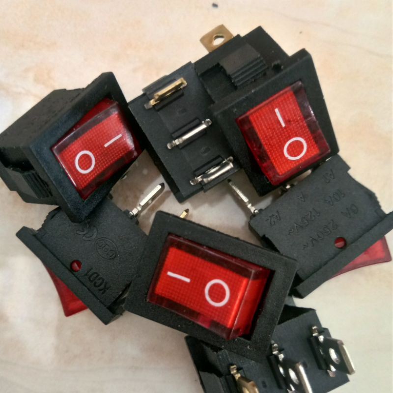switch on off kecil nyala