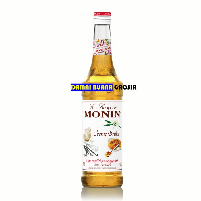 

Monin Syrup Creme Brulee