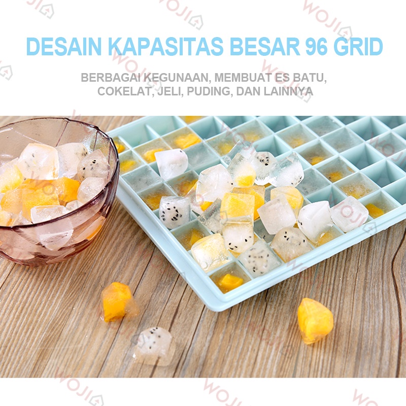 Cetakan Es Batu Diamond 96 Kotak Kubus Grid Jelly Agar Ice Cube Tray